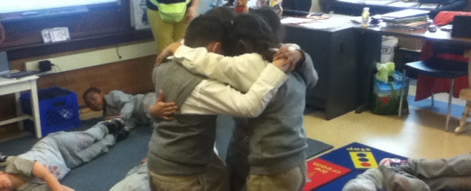 Making Circles in small groups - Dance Workshop in Common Core
